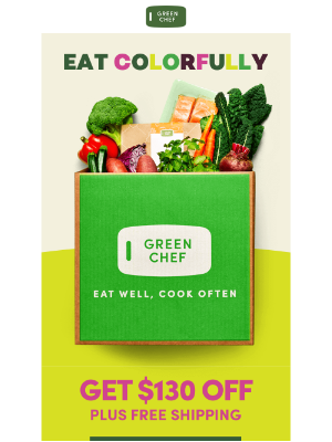 Green Chef - $130 OFF | Taste all this season has to offer