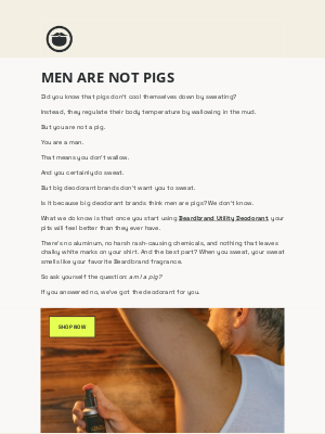 Beardbrand - Men Are Not Pigs