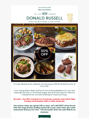 Donald Russell - 50% OFF | Cyber Monday offers 💥