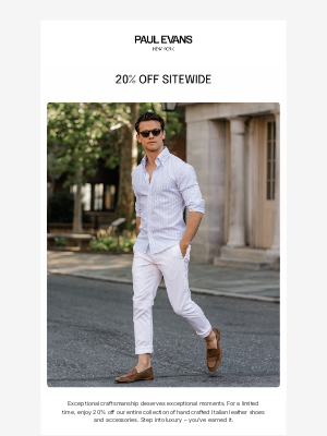 Paul Evans - 20% OFF SITEWIDE