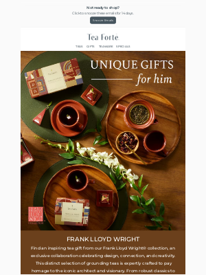 Tea Forté - Gifts For Dads