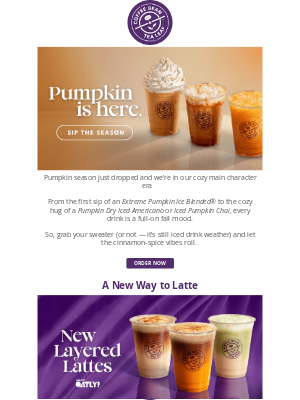 The Coffee Bean and Tea Leaf - Pumpkin is officially here 🎃✨