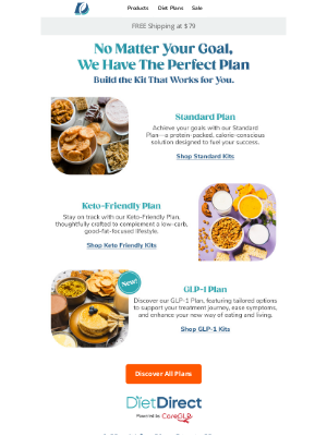 Diet Direct - Your Perfect Diet Plan: Extra 10% Off Customizable Kits! 🍽️✨