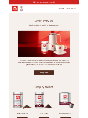 illy - Last Chance to Save For Valentine's Day