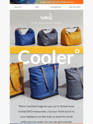 Bellroy - Go out. Stay cool.