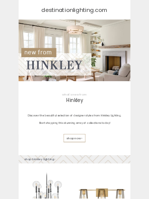 Destination Lighting - Discover More From Hinkley