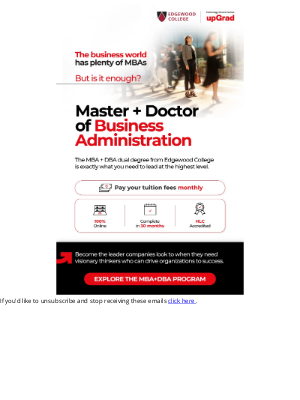 UpGrad (India) - Regret delaying your MBA? 😟