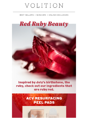 Volition Beauty - Ruby Red Skincare Essentials ✨❤️✨