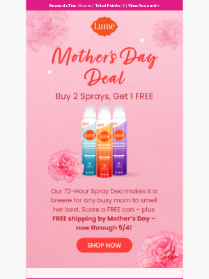 Lume Deodorant - NEW: Buy 2 Sprays, Get 1 FREE! 💨😍