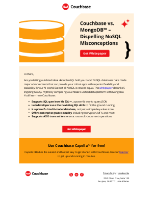 Couchbase - Couchbase vs. MongoDB™- 5 NoSQL myths