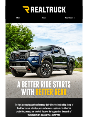 RealTruck - Gear Up for August: Top Bed Covers, Steps, Visors
