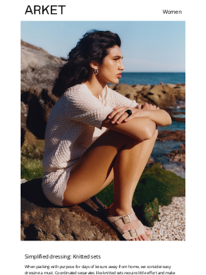 ARKET - Simplified dressing: Knitted sets