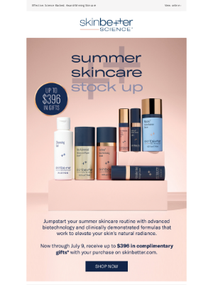 skinbetter - Summer Skincare Stock Up Starts Now!