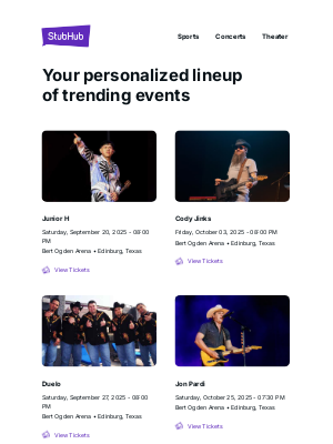 Teespring - Your event lineup: Junior H