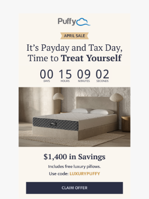 Puffy - 24 HRS: $1,400 off ✨ with code...