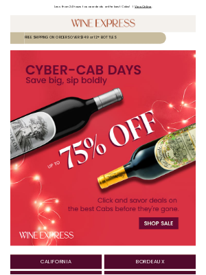 Wine Enthusiast Catalog - LAST CALL: Up to 75% OFF Far Niente, Dominus & More—Ends Tonight!