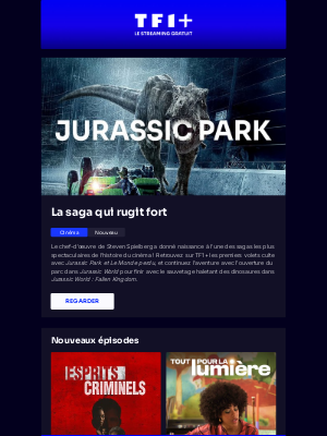 TF1 Replay (France) - 🦖 Marathon Jurassic Park !