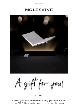 Moleskine - We have a gift just for you! 🎁