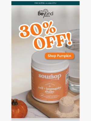 Soursop Nutrition - Pumpkin is 30% OFF!!! 🎃