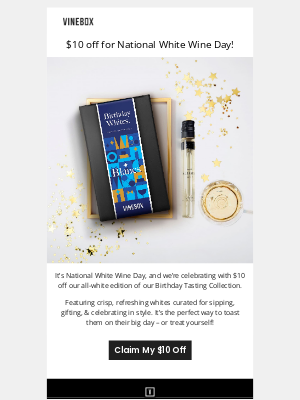 VINEBOX - We're celebrating with $10 off...