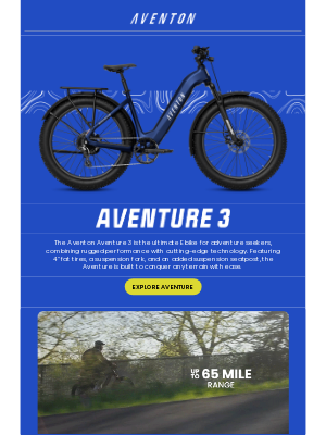 Aventon Bikes - Aventure 3: Built for adventure. Designed for everywhere.⚡