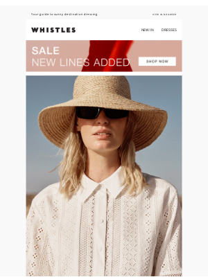 Whistles (United Kingdom) - Holiday mode: here’s what to wear