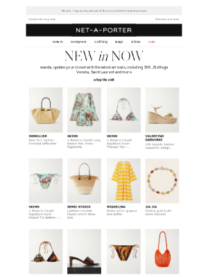 NET-A-PORTER - The perfect item is waiting – give your wardrobe an update with our new additions