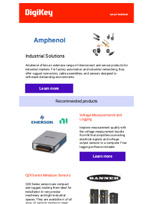 Digi-Key Electronics - Drive your innovation with Amphenol ICC, National Instruments, and more...