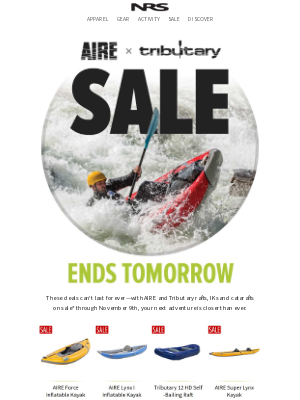 NRS - Sale Ends Tomorrow: AIRE & Tributary