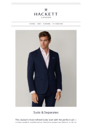 Hackett London - A suit tailored to you