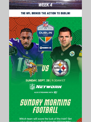Tampa Bay Buccaneers - Week 4 Goes Global: NFL Hits Dublin For The First Time!