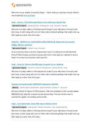Spiceworks - The latest Spiceworks Community updates