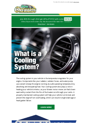 O'Reilly Auto Parts - Stay Cool, Drive Confident.