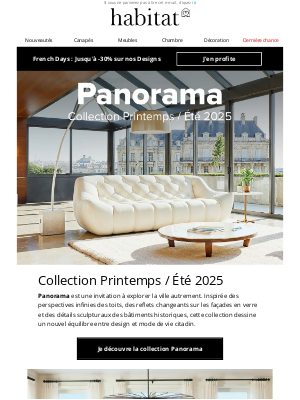 Habitat (France) - Collection Printemps / Été 2025 Panorama | Nouveau regard sur le Design urbain