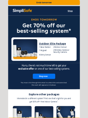 SimpliSafe - Don’t forget: your offer ends tomorrow