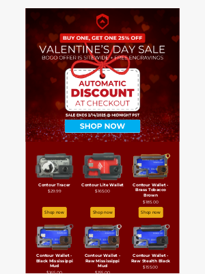 Trayvax - BOGO Valentine's Day Sale