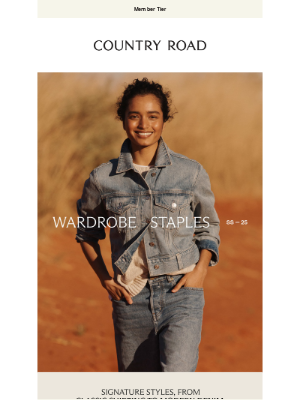 Country Road (Australia) - Wardrobe staples