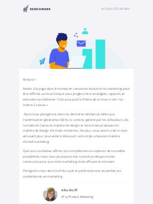 Benchmark Email - Votre stratégie marketing est-elle à jour ?