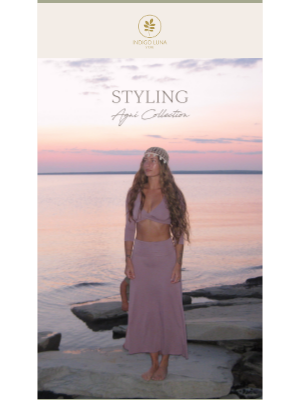 Indigo Luna - Styling our Agni Collection 🌸