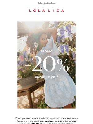 Lola Liza (Belgium) - 📢 PROMO ALERT: -20% op al onze jurken