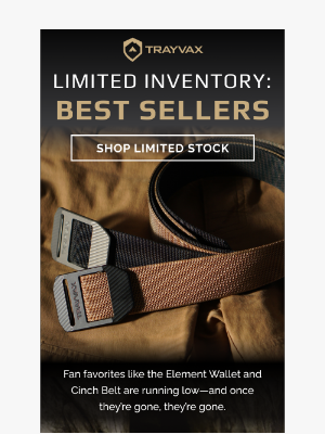 Trayvax - Don’t Miss Out on Our Most Popular Gear