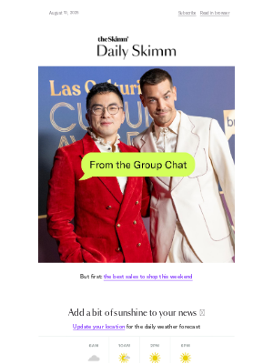 theSkimm - Weekend: That Fashion Faux Pas? Guilty 👀