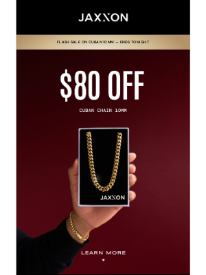 JAXXON - FLASH SALE FINAL HOURS 💥 $80 OFF This Trending Chain
