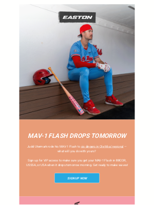 Easton Slowpitch - Catch Barrels With MAV-1 Flash Tomorrow 🌊