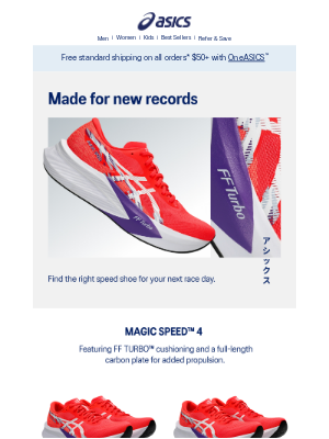 ASICS - The need for speed 🥇