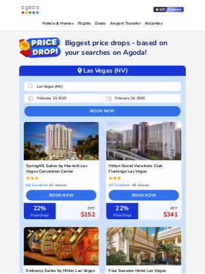 Agoda - virginia, top price drops in Las Vegas (NV), selected for you!