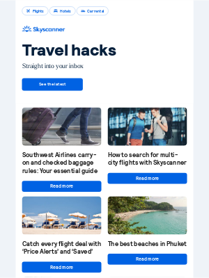 Skyscanner  - Your travel hack – Southwest Airlines carry-on and checked baggage rules