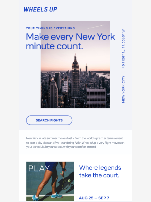 Wheels Up - Jet Away to NYC: The Ultimate City Guide to the Big Apple