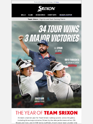 Srixon - A Season to Remember for Team Srixon