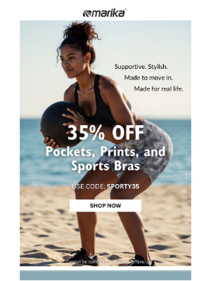 Marika Fitness - Supportive. Stylish. 35% Off Right Now. 💖